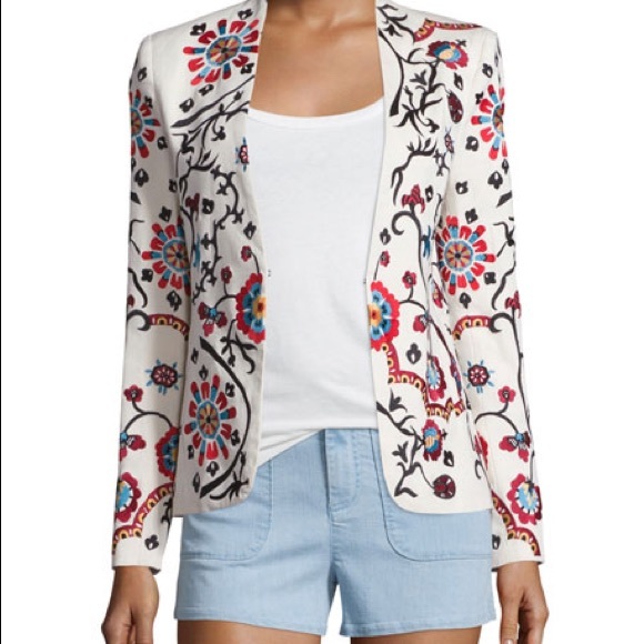 Alice + Olivia Jackets & Blazers - NWT Alice & Olivia Juliet embroidered jacket